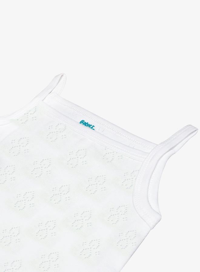 بابيز_بيسك طقم 3 قطع - بودي سوت بلا اكمام 100% قطن سوبر كومبد - Image 3